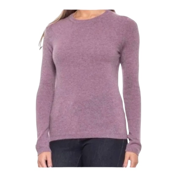 Tahari Sweaters - Tahari‎ Cashmere Long Sleeve Sweater Plum Color XS